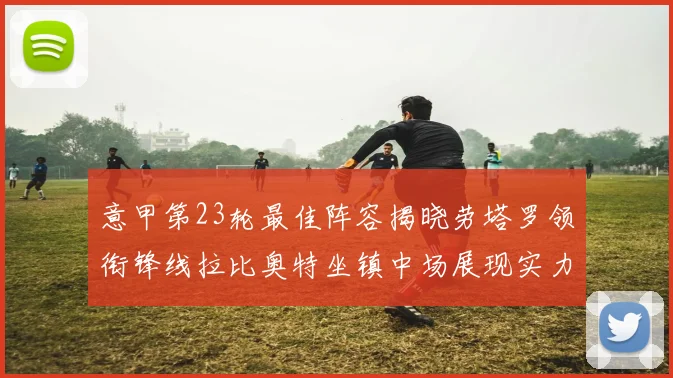 意甲第23轮最佳阵容揭晓劳塔罗领衔锋线拉比奥特坐镇中场展现实力