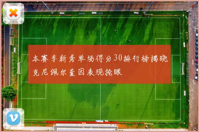 本赛季新秀单场得分30排行榜揭晓克尼佩尔奎因表现抢眼